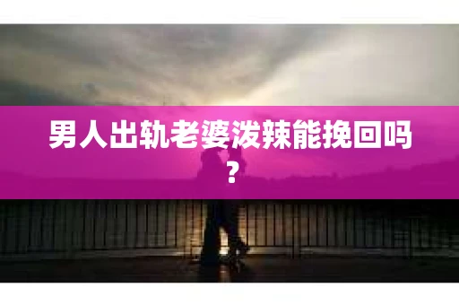 男人出轨老婆泼辣能挽回吗？