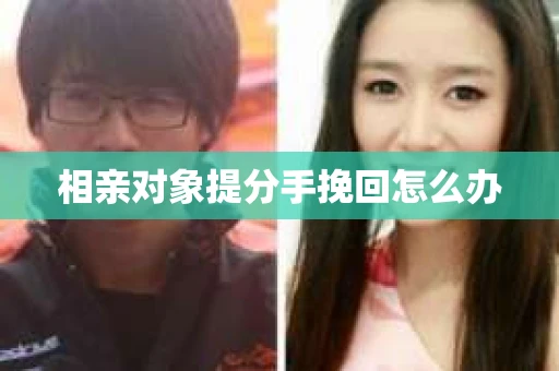 相亲对象提分手挽回怎么办
