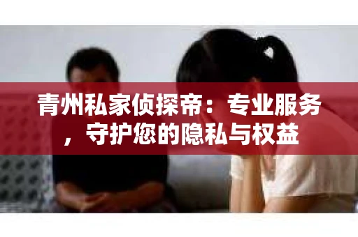 青州私家侦探帝：专业服务，守护您的隐私与权益