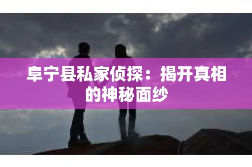 阜宁县私家侦探：揭开真相的神秘面纱