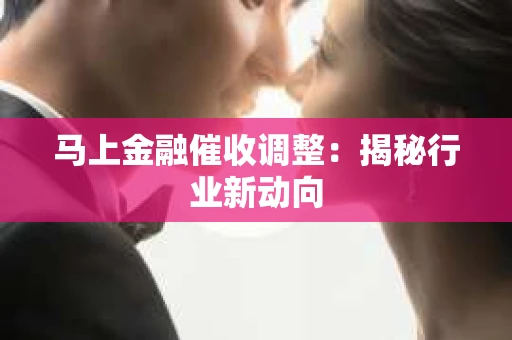 马上金融催收调整：揭秘行业新动向