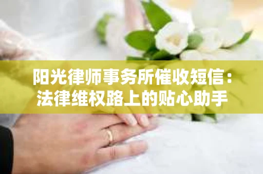 阳光律师事务所催收短信：法律维权路上的贴心助手