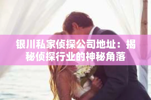 银川私家侦探公司地址：揭秘侦探行业的神秘角落