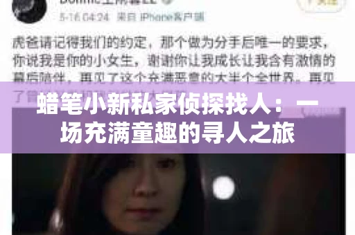 蜡笔小新私家侦探找人：一场充满童趣的寻人之旅