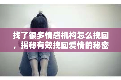 找了很多情感机构怎么挽回，揭秘有效挽回爱情的秘密武器